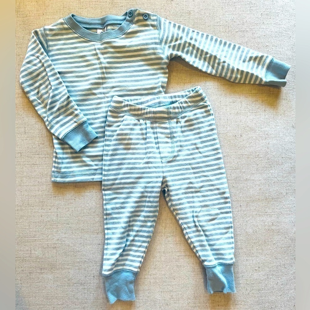 BABY BODEN Snug Stripe Pajamas